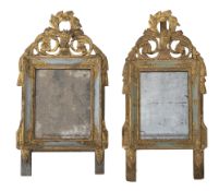 A PAIR OF LOUIS XVI MIRRORS