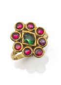 A baroque gold ring