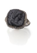 A silver ring