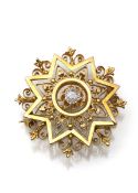 Star shaped brooch