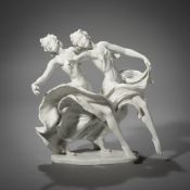 A GROUP OF TWO DANCING WOMAN 
