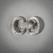 NECKLACE CLASP WITH DIAMONDS