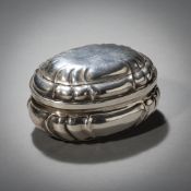 A GERMAN ROCOCO SILVER BOX
