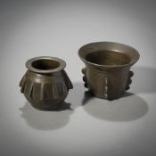 TWO RIB MORTARS
