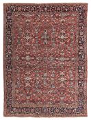 A semi-antique Sarouk-Mahal carpet