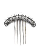 A Victorian Cut Steel Hair Comb