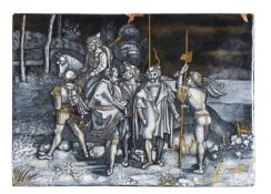 Enamelled plaque 