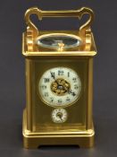 A FRENCH TRAVELLERS CLOCK