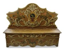 Large bench, so-called Cassapanca