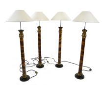 FOUR FLOOR LAMPS