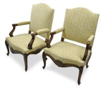 Pair of armchairs in Rococo style