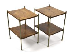Pair of occasional tables