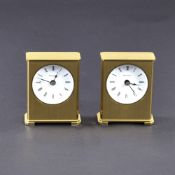 Two small table clocks