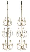 Pair of chandeliers