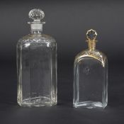 TWO GLAS CARAFES