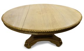 A colonial parcel-gilt teak centre table
