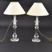 A PAIR OF TABLE LAMPS