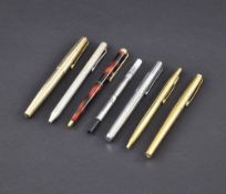 Six Parker Pens