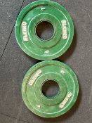 Eleiko 1kg Bumper Plates x3