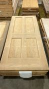 4 PANEL SOLID OAK FD30 33