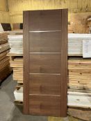 5 Panel Wood Effect Molded insert 33