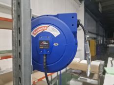 Hose Reel with Pressure Gun