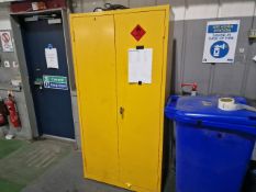 Yellow COSHH Cabinet