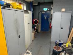 Grey Metal Storage Cabinet x3