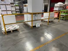 9 Meters of Yellow Metal Safety Barriers