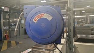 Hose Reel with Pressure Gun