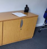 Short Lockable Wooden Cupboard x4
