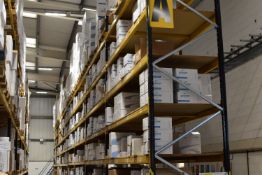 Run of 8 Bays of Boltless Racking