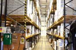 Run of 11 bays of Boltless Racking x4