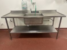 Stainless Steel Single Sink Unit