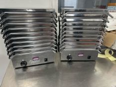 Rutland Hot Plate Warmer x2