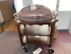Wooden Serving Trolley