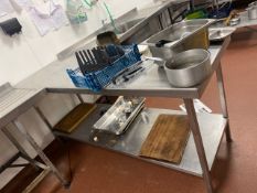 Stainless Steel Preparation Table
