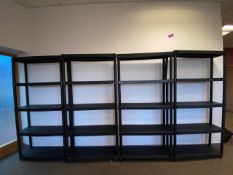 Plastic Shelving x7