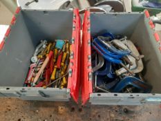 Boxes Of Assorted Tools