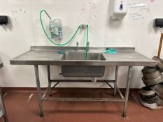 Stainless Steel Sink & Wash Unit