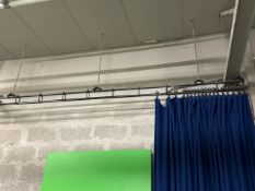 Black Curtain Rigging Rail