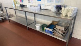 Stainless Steel Preparation Unit