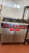 Bartlett Yeoman 6 Ring Burner Oven