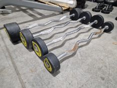 Rockit EZ Curl Bars 20kg,25kg,35kg,55kg