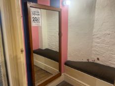 Wooden Door Effect Mirror