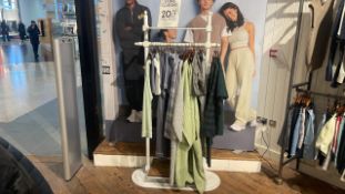 3 x Free Standing Merchandising Rails