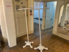 T-Bar Ornate Garment Rails X3