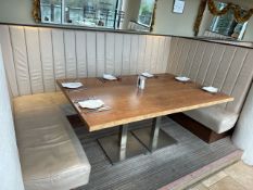 Leather Booth Seating