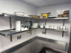 Stainless Steel Shelves x4