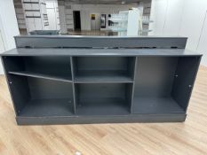 Grey Display Unit With Concealed Power Socket